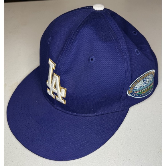 Only Vegas Other - LA Dodgers Cap Hat Dodger Stadium 50th Anniversary Patch Adjustable -Only Vegas
